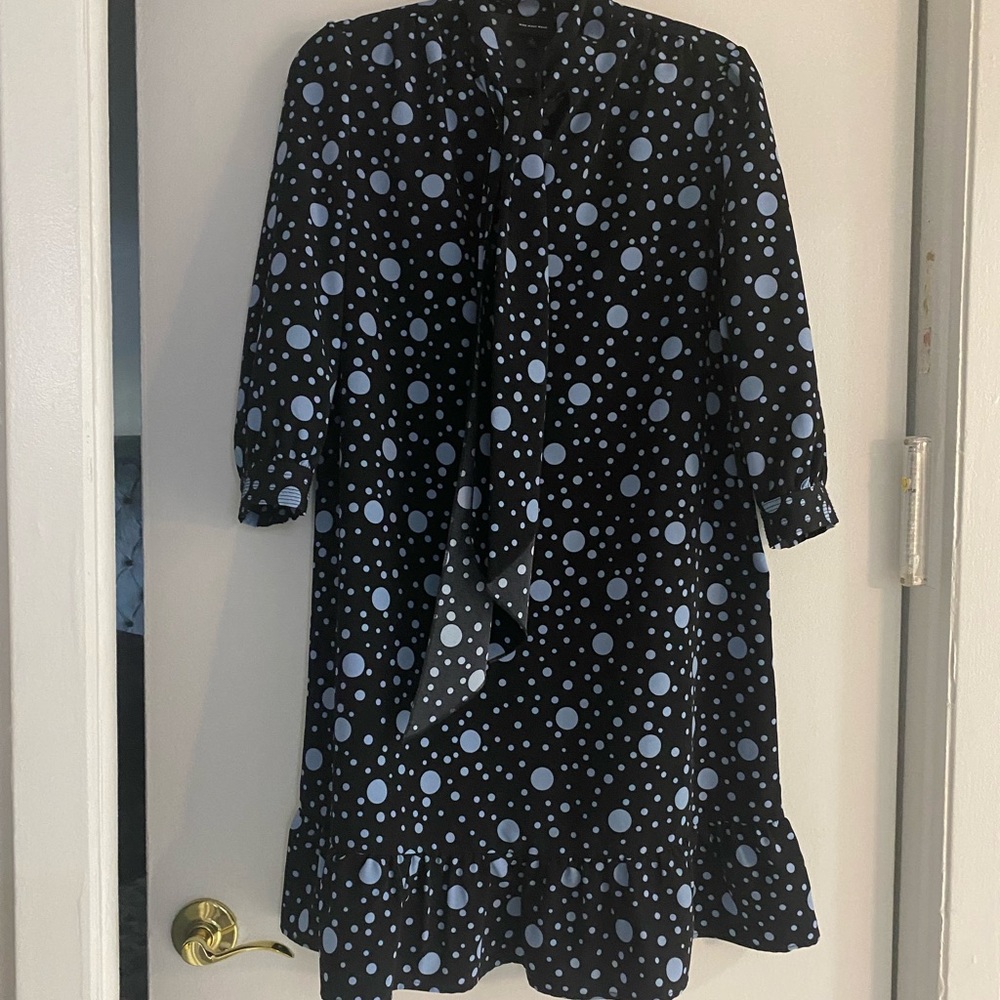 Who What Wear Polka Dot Dress